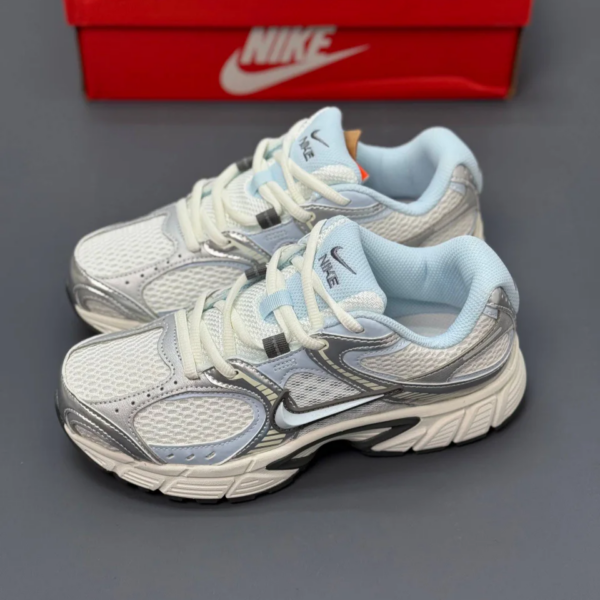 کفش نایک وی فایو کی ران آبی نقره ای Nike V5K Run Blue Silver