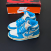 کفش نایک ایر جردن وان ساقدار یو ان سی ریمجیند آبی Nike Air Jordan 1 High UNC Reimagined Blue