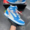 6f8c3ce2-550f-494f-af8b-5167a6ac6555 کفش نایک ایر جردن وان ساقدار آف وایت یونیورسیتی Nike Air Jordan 1 High Off-White University Blue