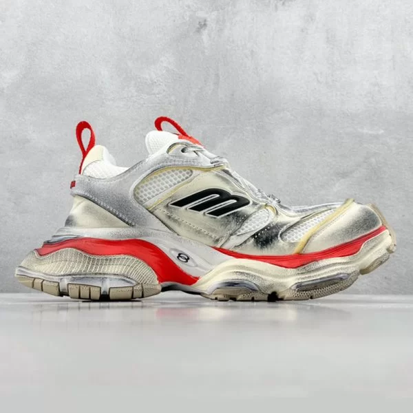 8712124 بالنسیاگا کارگو Balenciaga CARGO SNEAKER BEIGE/GREY/RED