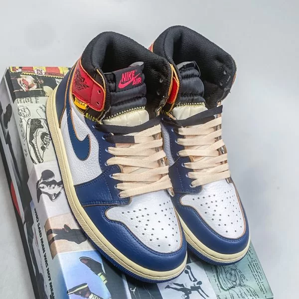 8723681 جردن وان یونیون لس آنجلس استورم بلو Jordan 1 Retro High Union Los Angeles Storm Blue