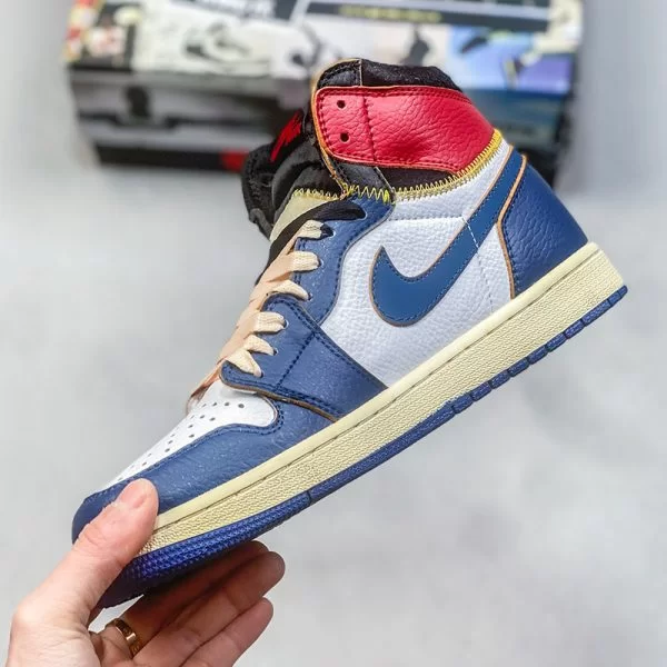 8723683 جردن وان یونیون لس آنجلس استورم بلو Jordan 1 Retro High Union Los Angeles Storm Blue
