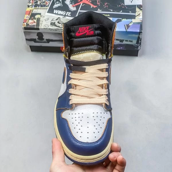 8723684 جردن وان یونیون لس آنجلس استورم بلو Jordan 1 Retro High Union Los Angeles Storm Blue