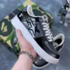 بتینگ ایپ بیپ استا A Bathing Ape Bape Sta Low Grey Black