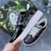 بتینگ ایپ بیپ استا A Bathing Ape Bape Sta Low Grey Black