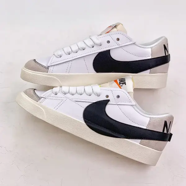 نایک بلیزر جامبو Nike Blazer Low 77 Jumbo White Black Sail سفید مشکی