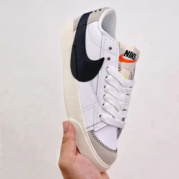 نایک بلیزر جامبو Nike Blazer Low 77 Jumbo White Black Sail سفید مشکی