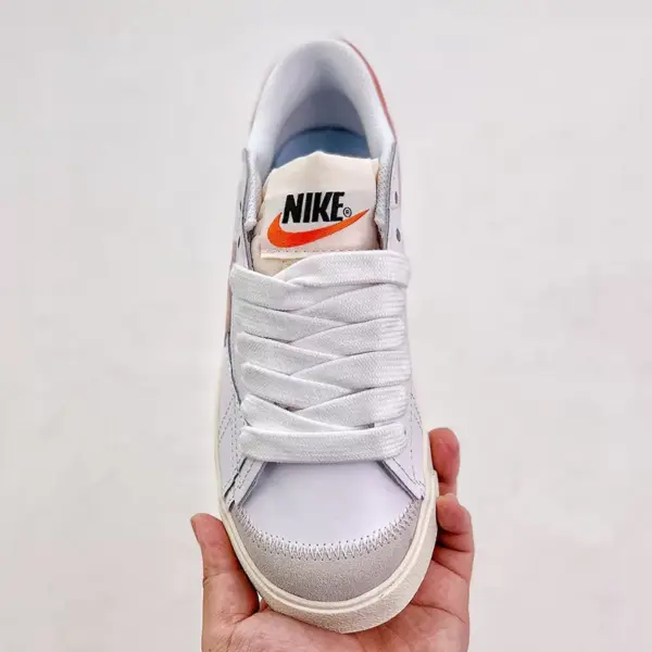 8773732 نایک بلیزر جامبو Nike Blazer Low 77 Jumbo White Pink Oxford سفید صورتی آکسفورد