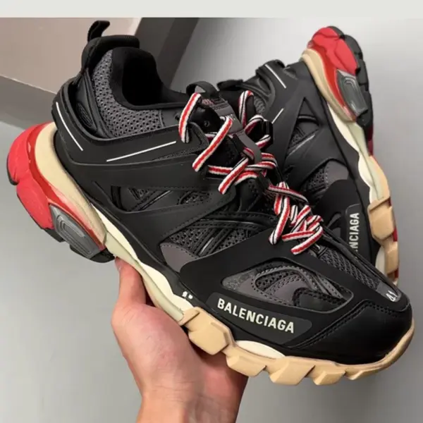 8818122 بالنسیاگا ترک Balenciaga Track Black Grey Red مشکی خاکستری قرمز