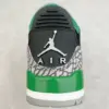 نایک جردن 3 رترو پاین گرین Jordan 3 Retro Pine Green مشکی سبز