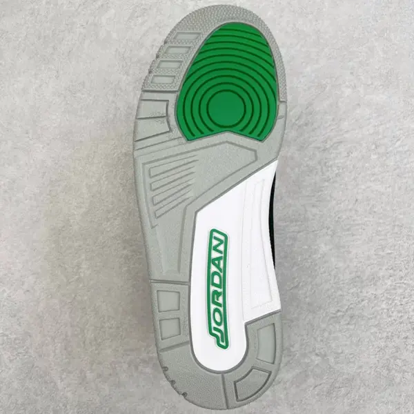 نایک جردن 3 رترو پاین گرین Jordan 3 Retro Pine Green مشکی سبز