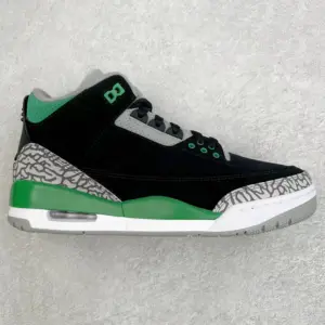 8983997 نایک جردن 3 رترو پاین گرین Jordan 3 Retro Pine Green مشکی سبز