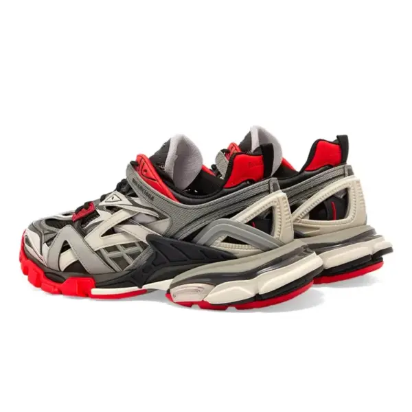 بالنسیاگا ترک Balenciaga Track.2 Black Grey Red مشکی خاکستری قرمز