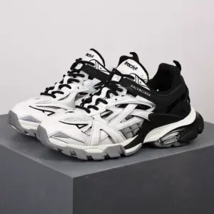 8998238 بالنسیاگا ترک Balenciaga Track.2 Black White مشکی سفید