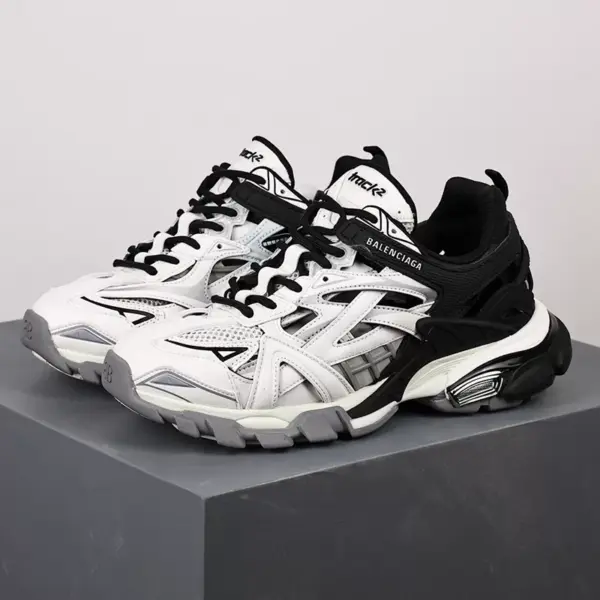8998238 بالنسیاگا ترک Balenciaga Track.2 Black White مشکی سفید