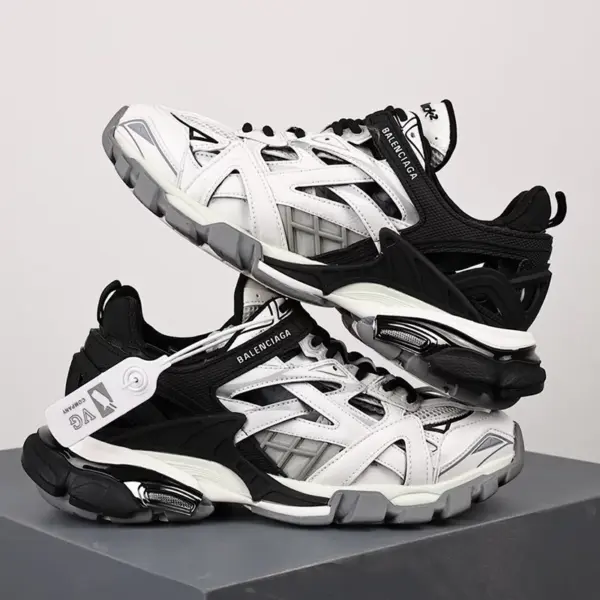 8998241 بالنسیاگا ترک Balenciaga Track.2 Black White مشکی سفید