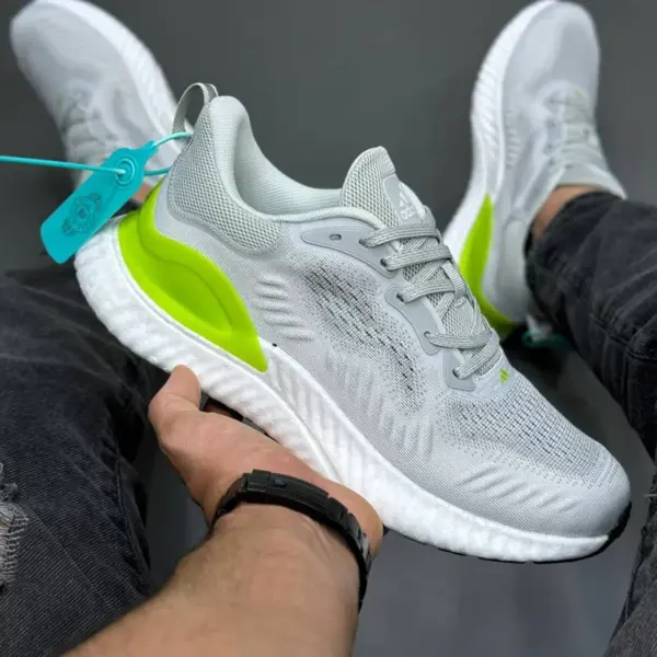 9351422 کفش آدیداس آلفابونس بوست Adidas Alphabounce Boost طوسی فسفری