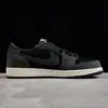 9785045 ایر جردن وان Jordan 1 Low OG Grey/Black Suede leather جیر