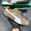 کفش پوما اسپید کت قهوه ای سفید Puma Speedcat Brown White
