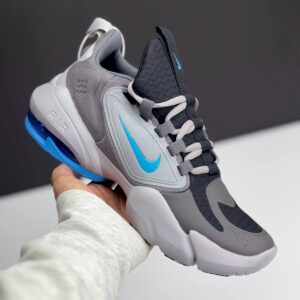 IMG_0272 کفش نایک ایر مکس آلفا ساویج طوسی آبی Nike Air Max Alpha Savage Grey Blue