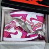 IMG_0277-scaled-1 کفش نایک ایر جردن وان ساقدار صورتی شاد Nike Air Jordan 1 High Happy Pink