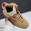 کفش نایک ایر جردن 6 تراویس اسکات بریتیش خاکی Nike Air Jordan 6 Travis Scott British Khaki