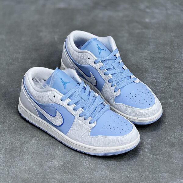 کفش نایک ایر جردن وان لو آبی یخی Nike Air Jordan 1 Low Ice Blue