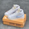 کفش نایک بلیزر ساقدار سفید آبی Nike Blazer Mid White Blue