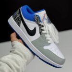 کفش نایک ایر جردن وان لو ترو بلو 1  Nike Air Jordan 1 Low True Blue