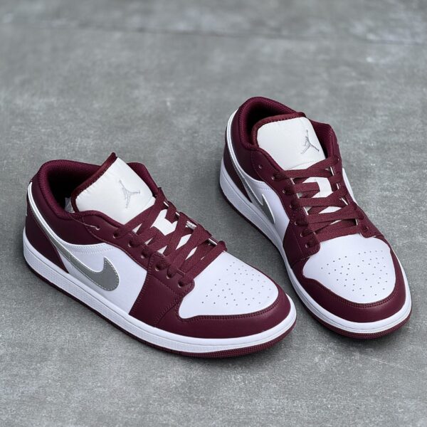 کفش نایک ایر جردن وان لو زرشکی Nike Air Jordan 1 Low Burgundy