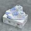 کفش نایک ایر جردن وان لو آبی اژدها Nike Air Jordan 1 Low Dragon Blue
