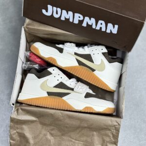 IMG_1694-scaled-1 کفش نایک تراویس اسکات جامپ من موکا Nike Travis Scott Jumpman Mocha