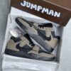 کفش نایک تراویس اسکات جامپ‌من دارک موکا مشکی قهوه‌ای Nike Travis Scott Jumpman Dark Mocha Black Brown