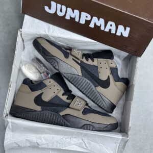IMG_1699-scaled-1 کفش نایک تراویس اسکات جامپمن دارک موکا مشکی قهوهای Nike Travis Scott Jumpman Dark Mocha Black Brown