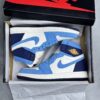 IMG_1809-scaled-1 کفش نایک ایر جردن وان ساقدار ابسیدین Nike Air Jordan 1 High Obsidian