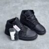 IMG_1816-scaled-1 کفش نایک ایر جردن وان ساقدار تمام مشکی Nike Air Jordan 1 High Triple Black