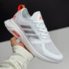 آدیداس کلودفوم سفید نارنجی Adidas Cloudfoam White Orange