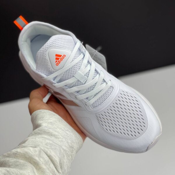 آدیداس کلودفوم سفید نارنجی Adidas Cloudfoam White Orange