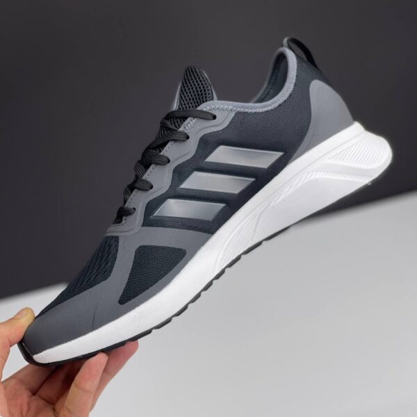 IMG_1879 آدیداس کلودفوم مشکی طوسی Adidas Cloudfoam Black Grey
