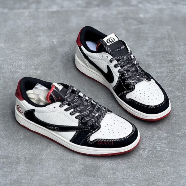 کفش نایک ایر جردن وان لو تراویس اسکات گوچی Nike Air Jordan 1 Low Travis Scott Gucci
