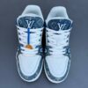 IMG_2140 کفش لویی ویتون ترینر سوپر مستر سفید آبی Louis Vuitton Trainer Super Master White Blue