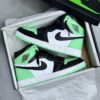 کفش نایک ایر جردن وان ساقدار مشکی سبز Nike Air Jordan 1 High Black Green