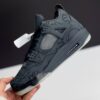 کفش نایک ایر جردن فور کاز مستر کوالیتی طوسی تیره Nike Air Jordan 4 KAWS Dark Grey