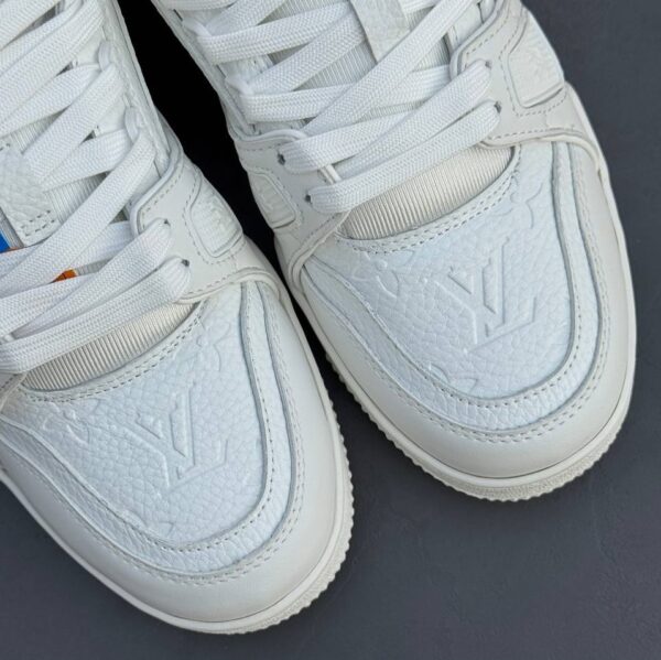 کفش لویی ویتون ترینر سوپر مستر تمام سفید Louis Vuitton Trainer Super Master Triple White
