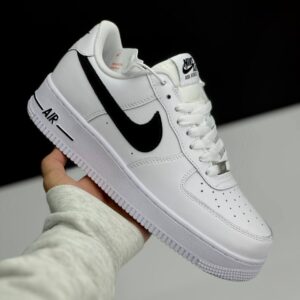 IMG_2890 نایک ایر فورس وان سفید مشکی Nike Air Force 1 White Black
