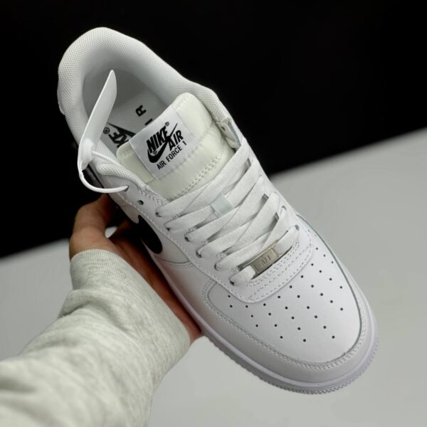 نایک ایر فورس وان سفید مشکی Nike Air Force 1 White Black