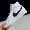 کفش نایک بلیزر ساقدار سفید مشکی Nike Blazer Mid White Black