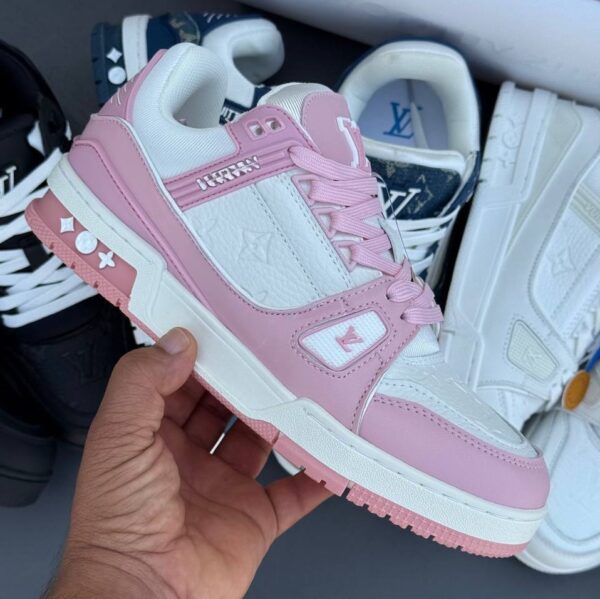 IMG_3255 کفش لویی ویتون سوپر مستر صورتی Louis Vuitton Super Master Pink