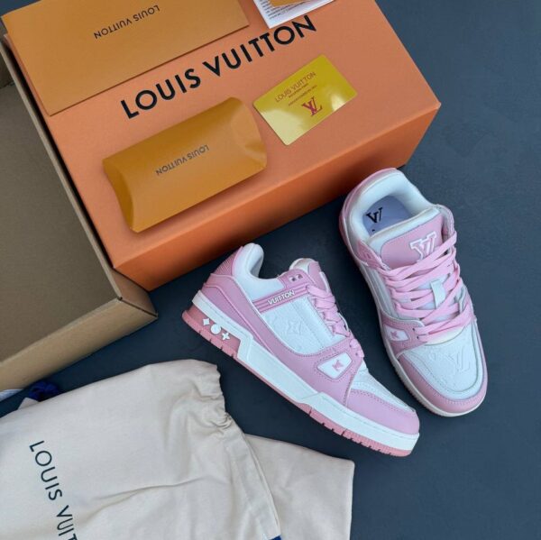 IMG_3256 کفش لویی ویتون سوپر مستر صورتی Louis Vuitton Super Master Pink