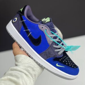 IMG_3738 کفش نایک ایر جردن ۱ وودو آبی Nike Air Jordan 1 Voodoo Blue
